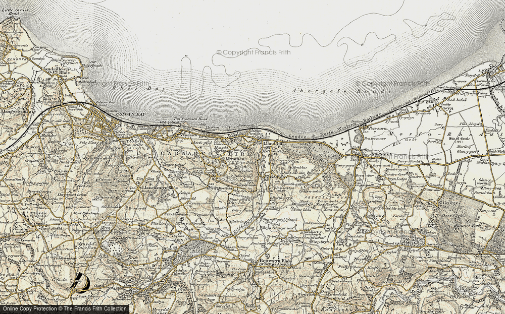 Old Map of Bryn Dulas, 1902-1903 in 1902-1903