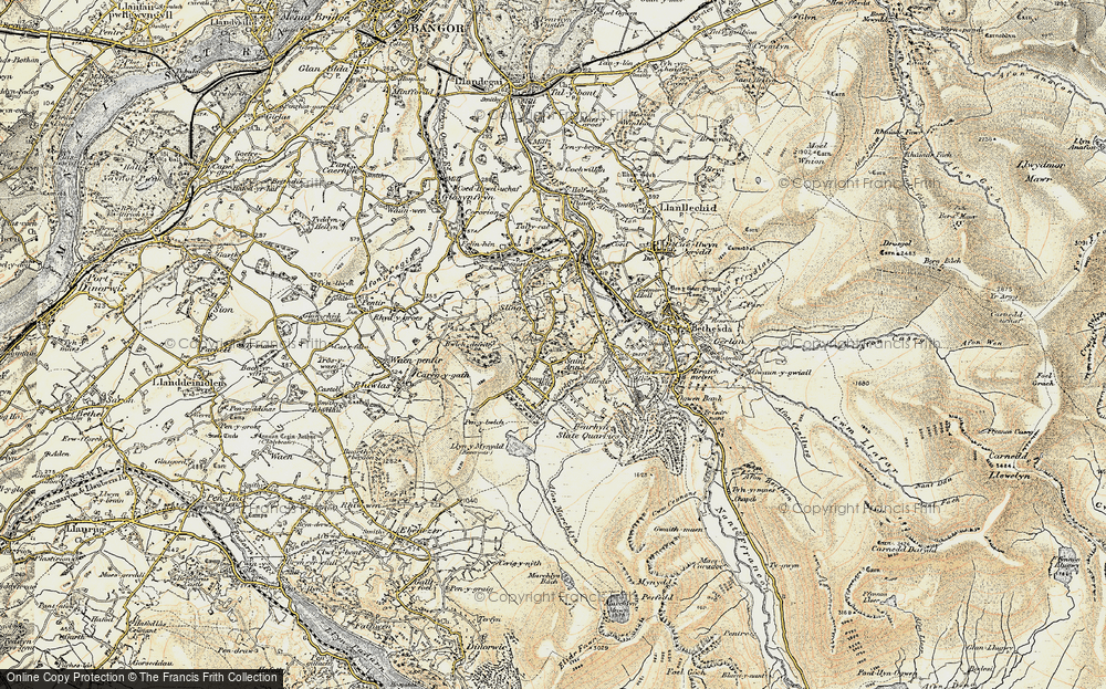 Old Map of Bryn Eglwys, 1903-1910 in 1903-1910
