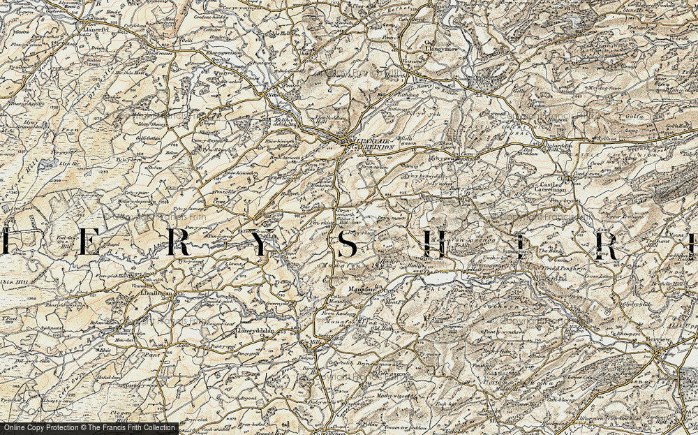 Old Map of Bryn-penarth, 1902-1903 in 1902-1903