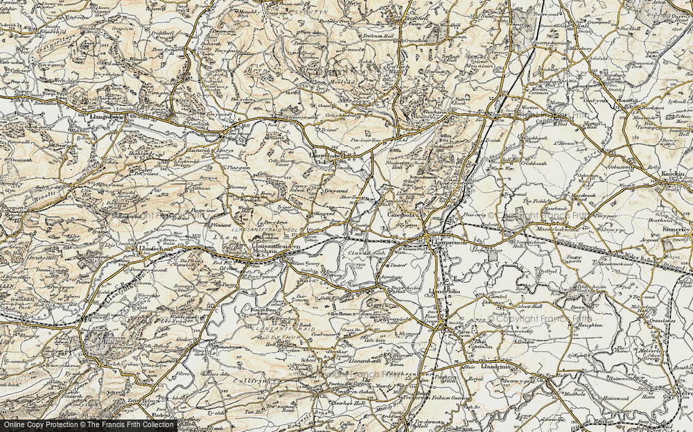 Old Map of Bryn Tanat, 1902-1903 in 1902-1903