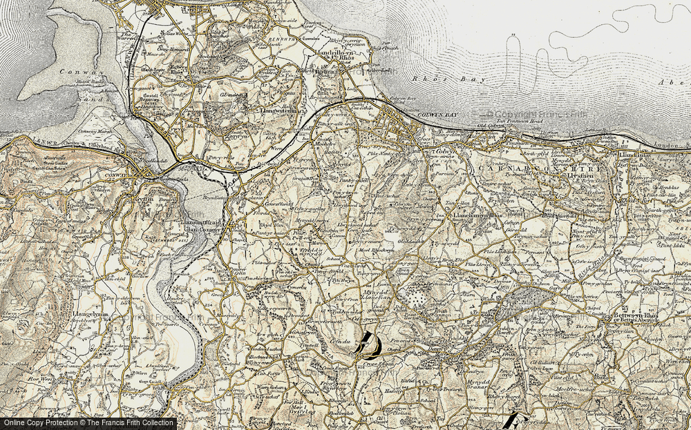 Old Map of Bryn-y-maen, 1902-1903 in 1902-1903