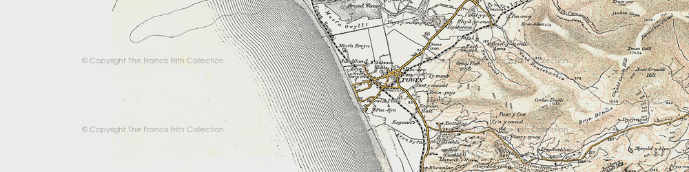 Old map of Bryn-y-mor in 1902-1903