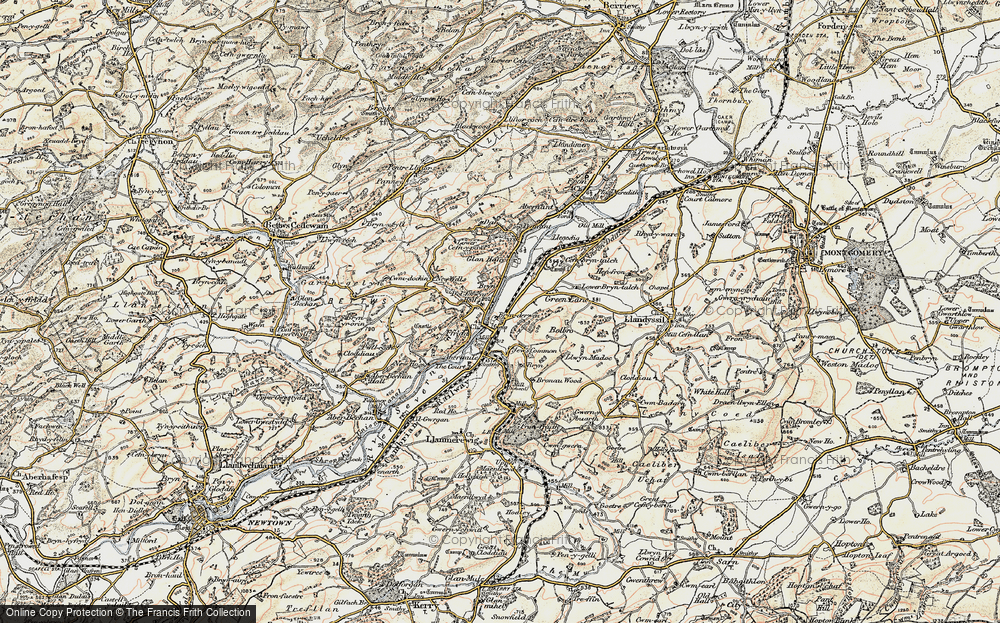 Old Map of Historic Map covering Bolbro in 1902-1903
