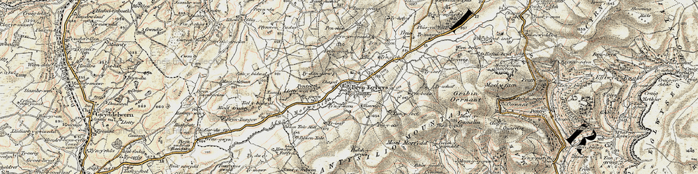 Old map of Ty-Helyg in 1902-1903