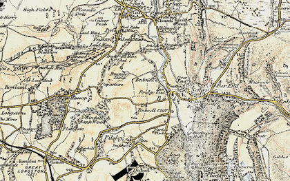 Old map of Bubnell in 1902-1903