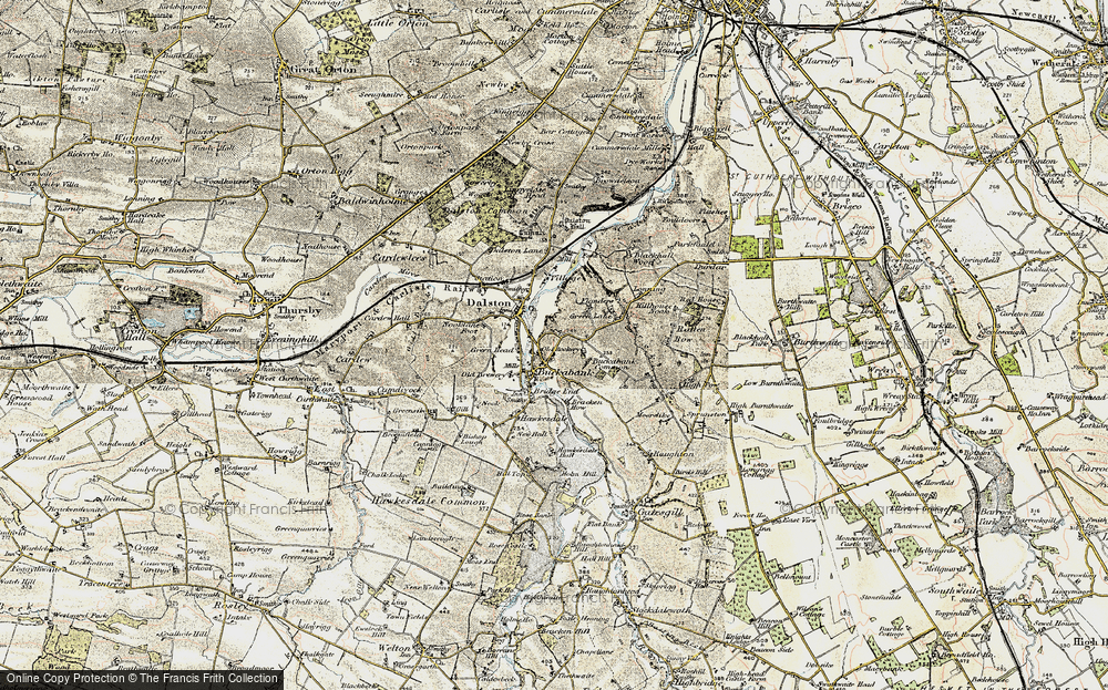 Old Map of Buckabank, 1901-1904 in 1901-1904