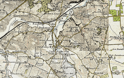 Old map of Buckabank in 1901-1904
