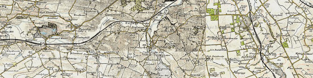 Old map of Buckabank in 1901-1904