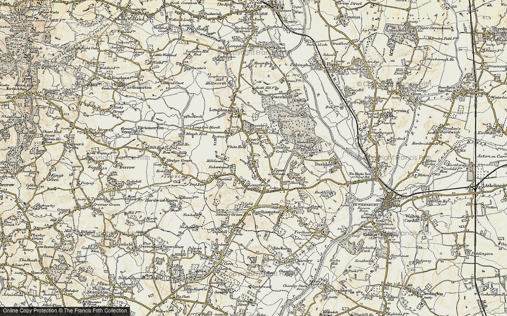 Old Map of Buckbury, 1899-1901 in 1899-1901