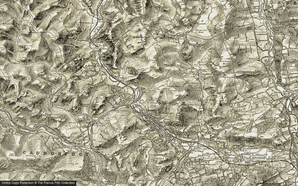 Old Map of Buckholm, 1903-1904 in 1903-1904