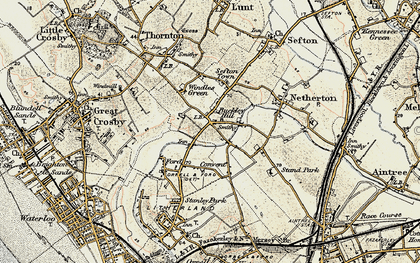Old map of Buckley Hill in 1902-1903