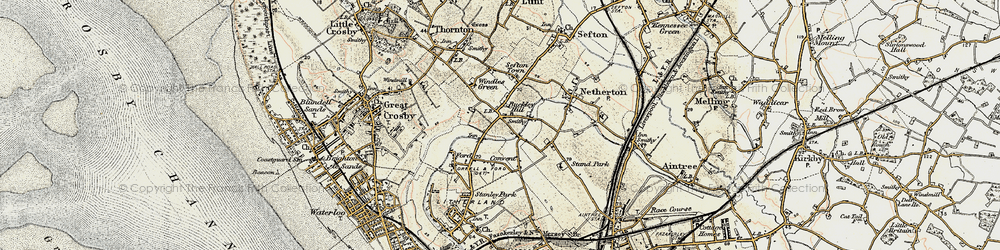 Old map of Buckley Hill in 1902-1903