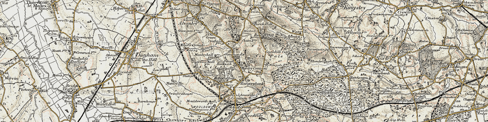 Old map of Buckoak in 1902-1903