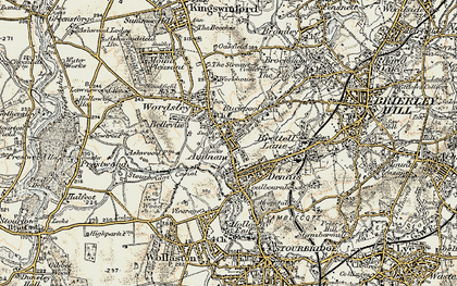 Old map of Buckpool in 1902