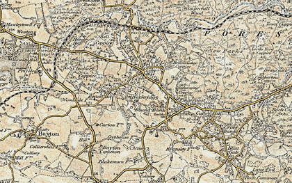 Old map of Buckridge in 1901-1902