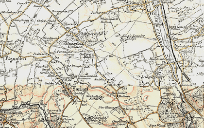 Old map of Bucks Hill in 1897-1898