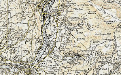 Old map of Buckton Vale in 1903