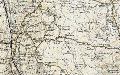 Old map of Buerton in 1902