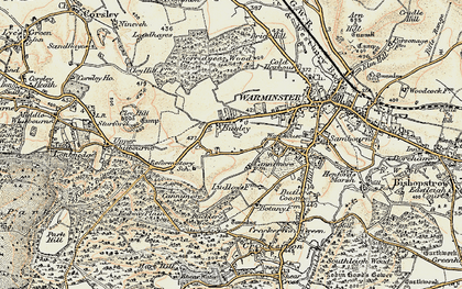 Old map of Bugley in 1897-1899