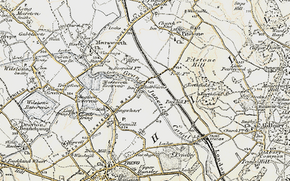 Old map of Bulbourne in 1898