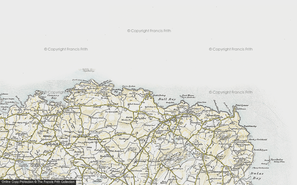 Old Map of Bull Bay, 1903-1910 in 1903-1910