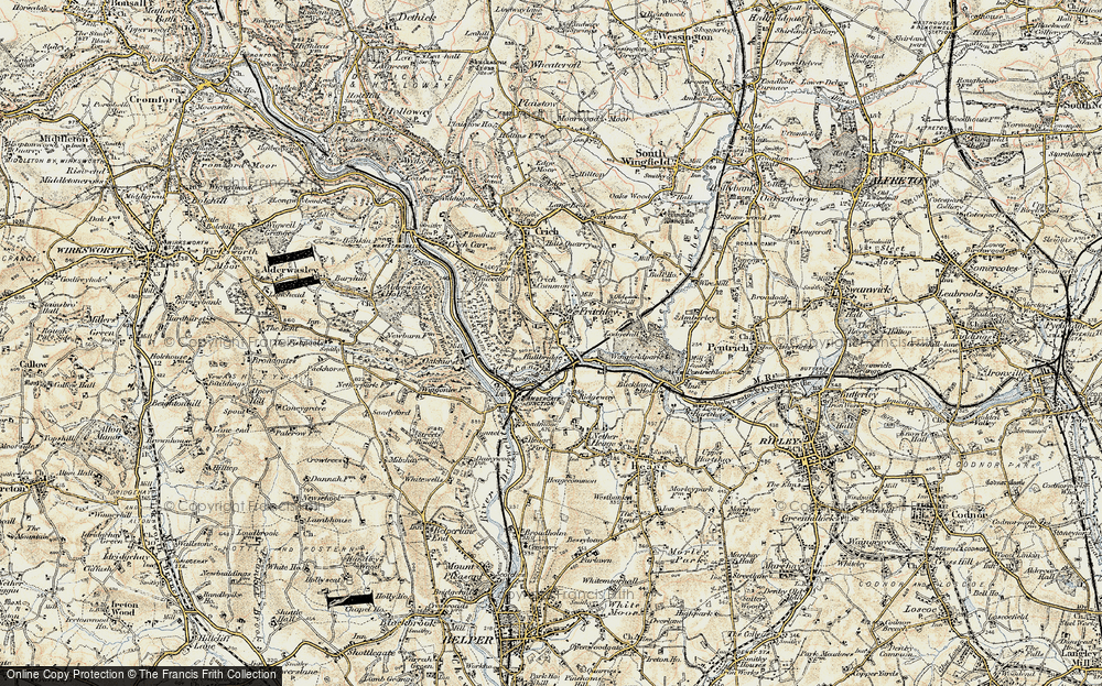 Old Map of Bullbridge, 1902 in 1902