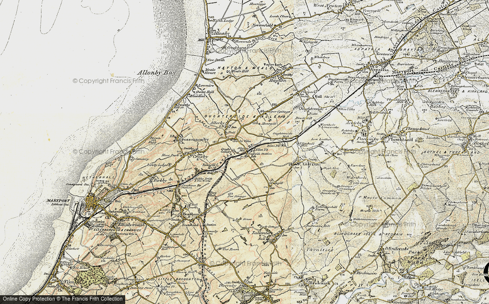 Old Map of Bullgill, 1901-1904 in 1901-1904