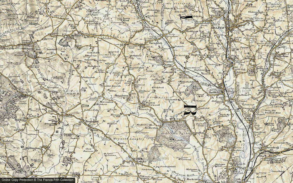 Old Map of Bullhurst Hill, 1902 in 1902