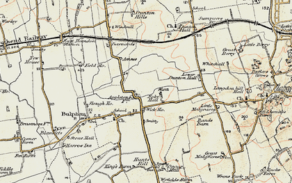 Old map of Bulphan in 1898