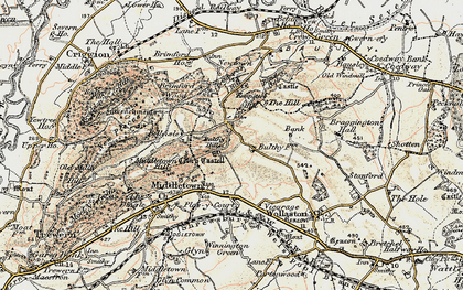 Old map of Bulthy in 1902