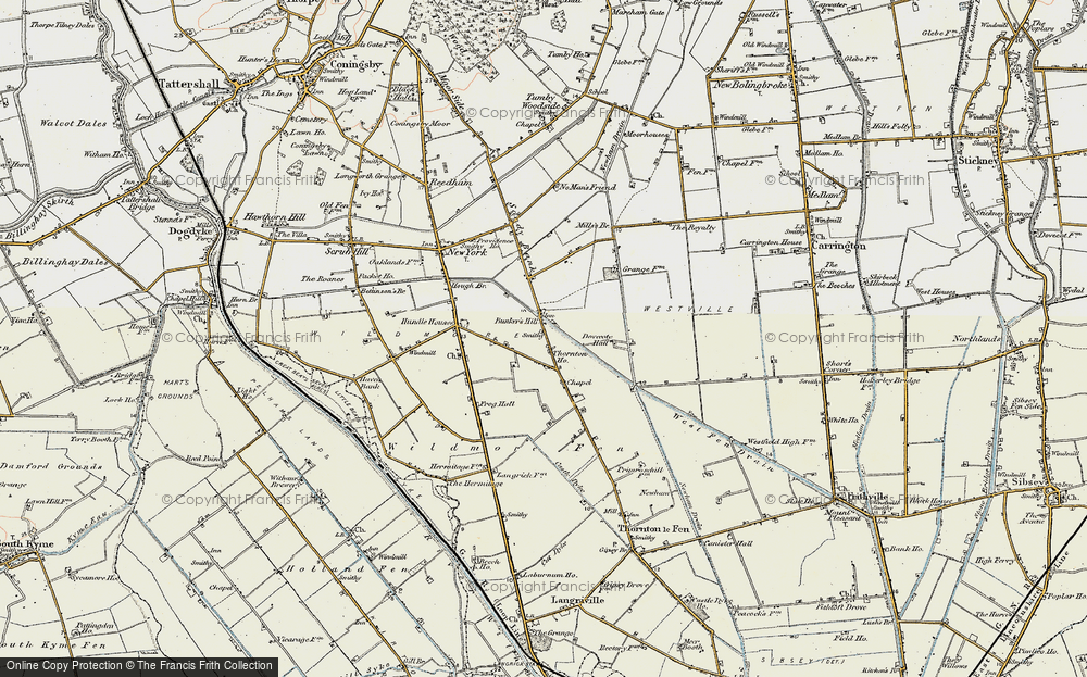 Old Map of Bunker's Hill, 1902-1903 in 1902-1903