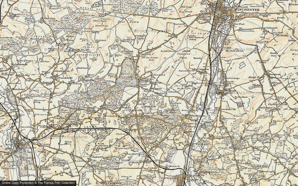 Old Map of Bunstead, 1897-1909 in 1897-1909