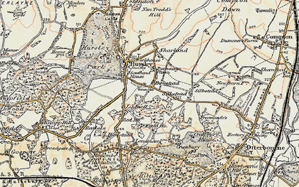 Old map of Bunstead in 1897-1909