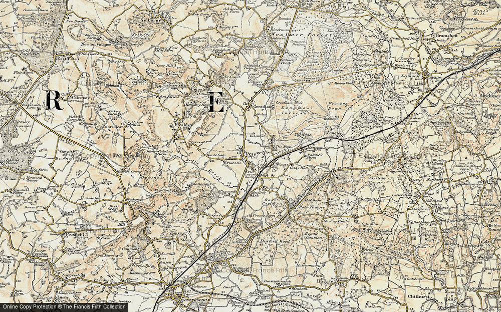 Old Map of Burgates, 1897-1900 in 1897-1900