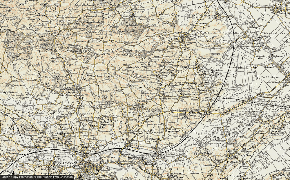 Old Map of Burlinch, 1898-1900 in 1898-1900