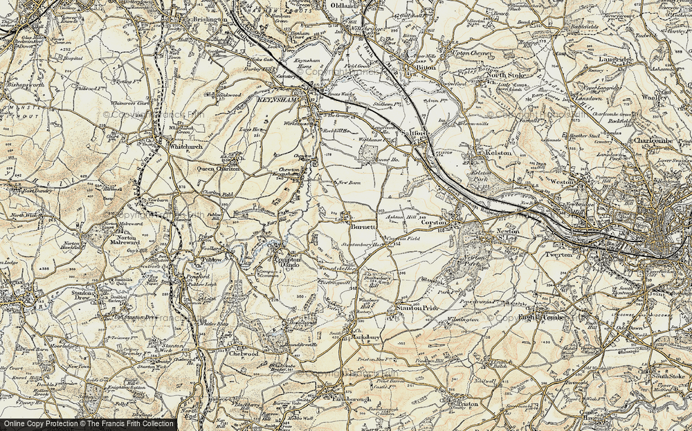 Old Map of Burnett, 1899 in 1899