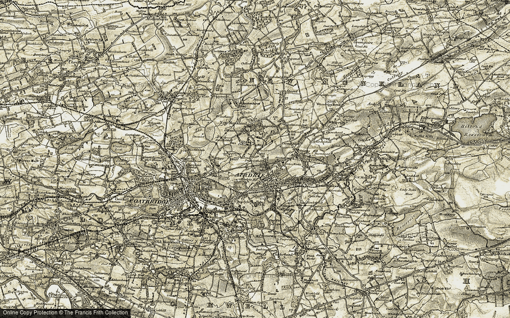 Old Map of Burnfoot, 1904-1905 in 1904-1905