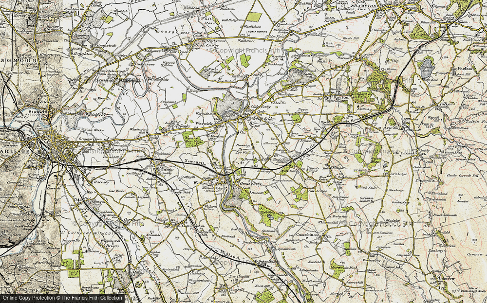 Old Map of Burnrigg, 1901-1904 in 1901-1904