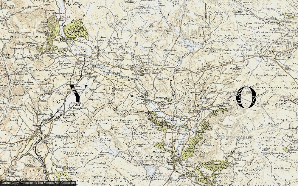 Old Map of Burnsall, 1903-1904 in 1903-1904
