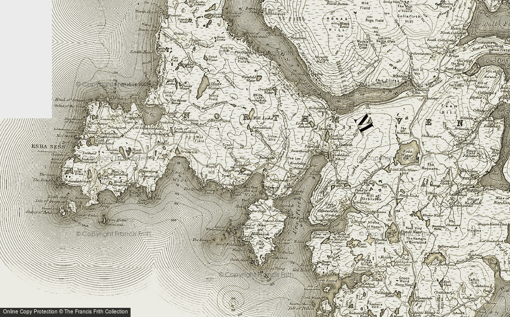 Old Map of Burnside, 1912 in 1912