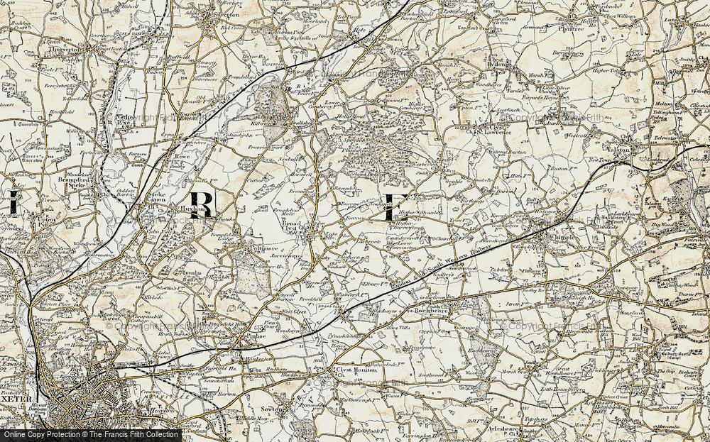 Old Map of Burrow, 1898-1900 in 1898-1900
