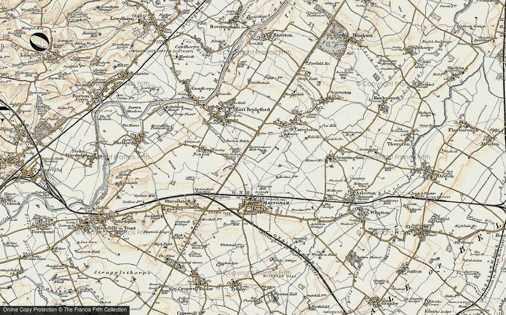 Old Map of Burrowsmoor Holt, 1902-1903 in 1902-1903