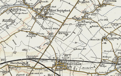 Old map of Burrowsmoor Holt in 1902-1903