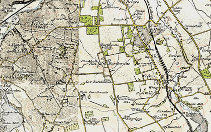 Old map of Burthwaite in 1901-1904