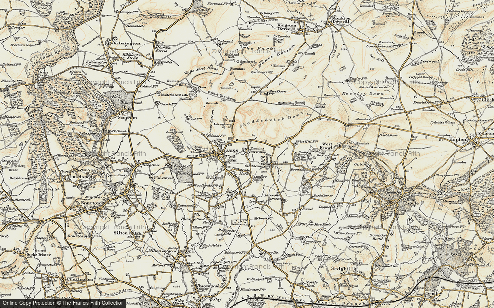 Old Map of Burton, 1897-1899 in 1897-1899
