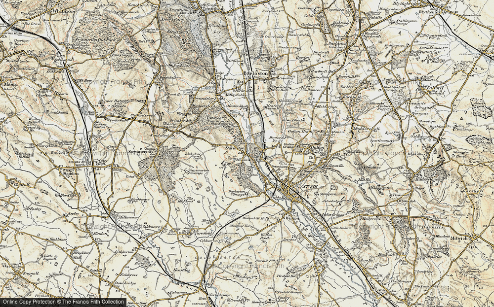 Old Map of Burybank, 1902 in 1902