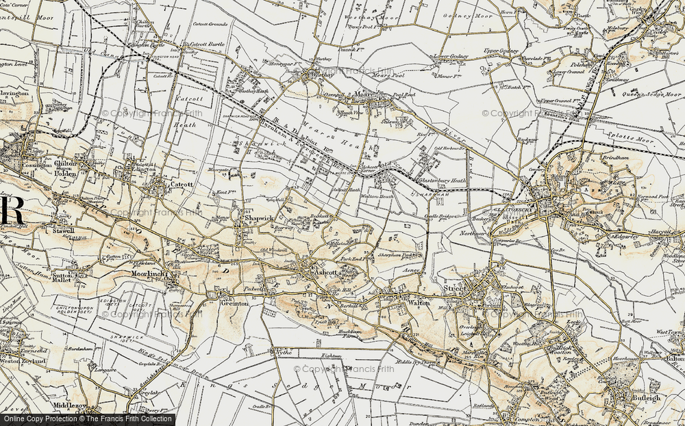 Old Map of Buscott, 1898-1900 in 1898-1900