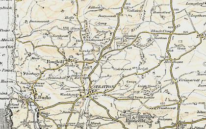 Old map of Bush in 1900