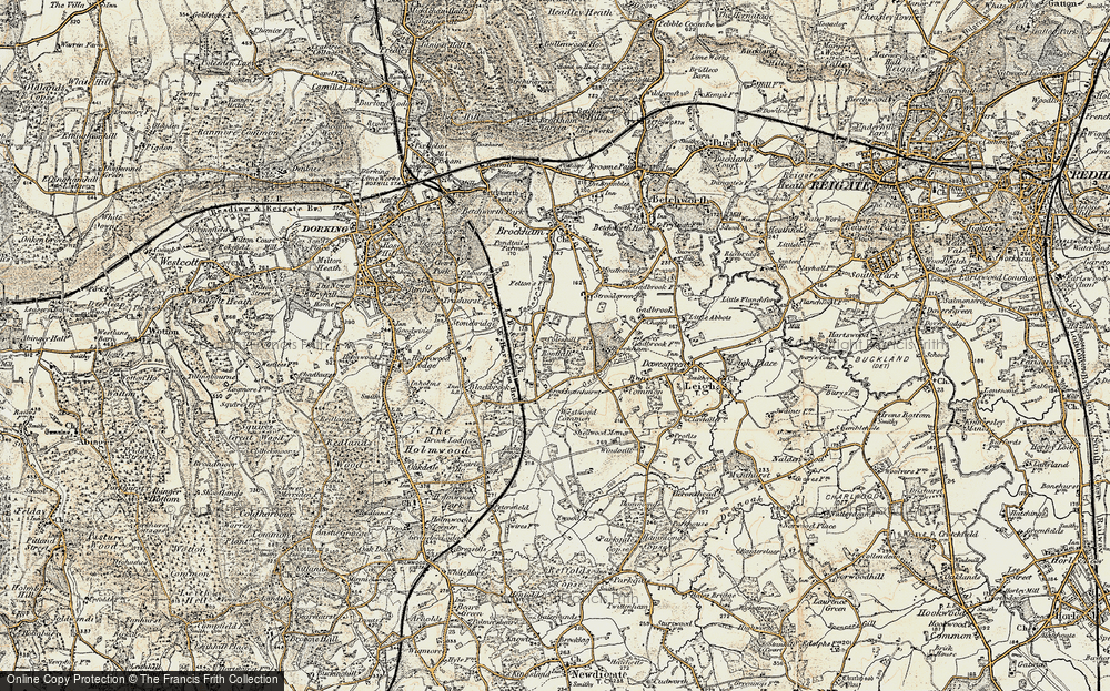 Old Map of Bushbury, 1898-1909 in 1898-1909