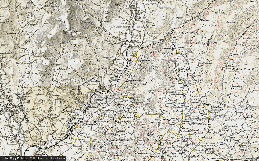Old Map of Bushfield, 1901-1904 in 1901-1904